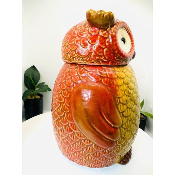 Gibson Home Multicolor Ceramic OWL Cookie Jar - Picture 2 of 10
